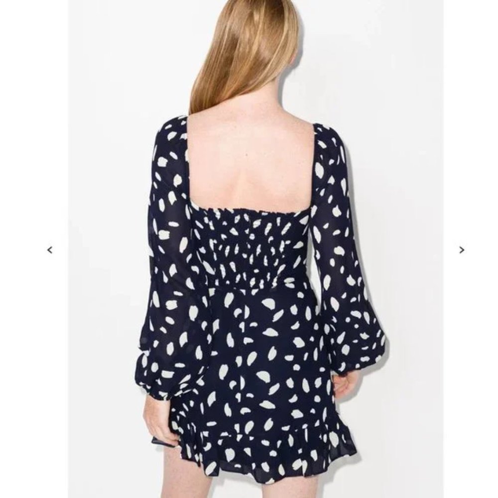 Reformation Cammi Dress | Splatter🎉SALE🎀 NEW - Picture 10 of 16